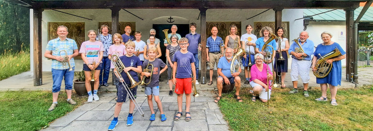 Der Posaunenchor der Gustav-Adolf-Kirche